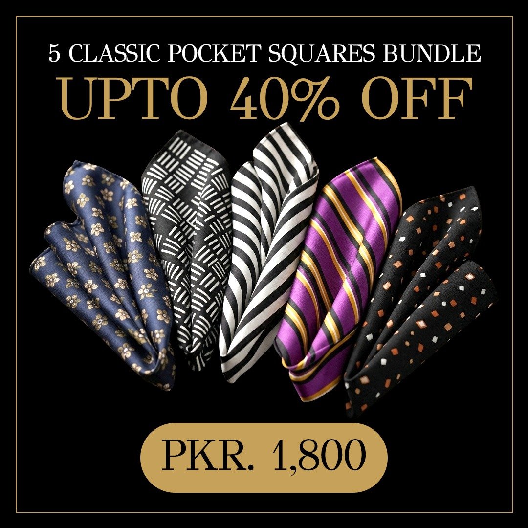 Classic Pocket Square Bundle